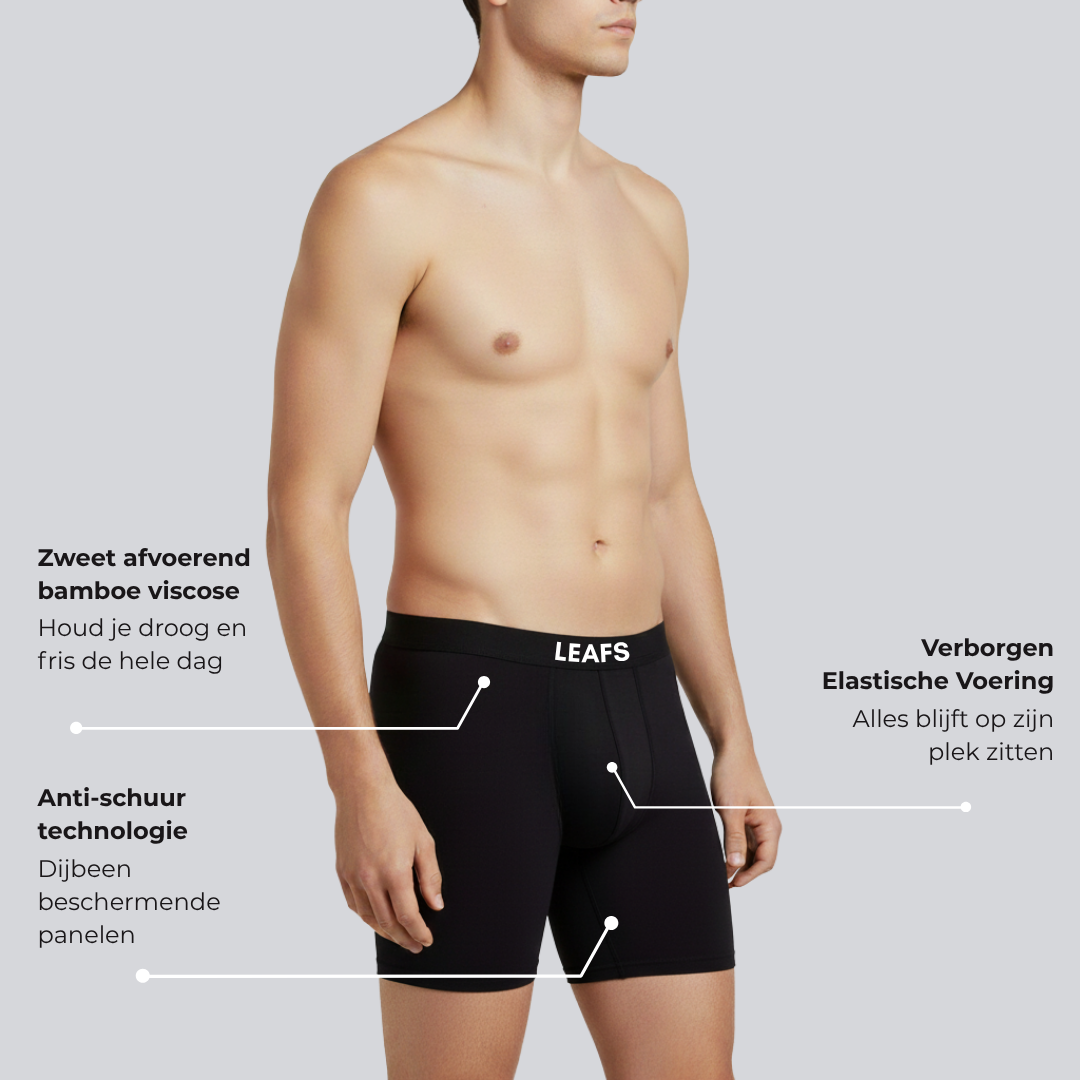 LEAFS – Anti-Schuur Comfort Bamboe Brief (2-pack)
